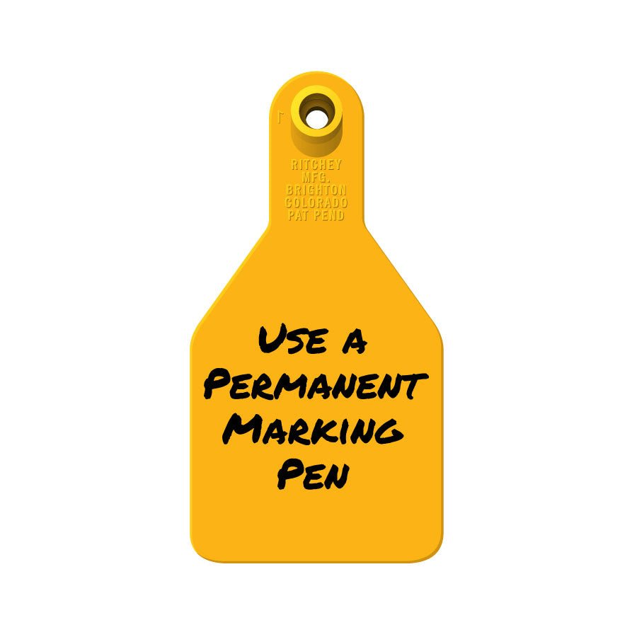 Write-On Ear Tags - Ritchey Tags