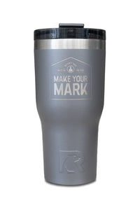 Ritchey Tag Make Your Mark Gray 30 Oz. Tumbler