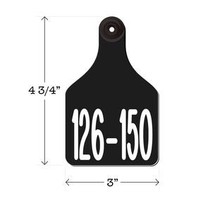 Never Fades™ Large Pre-Numbered Cattle Ear Tags