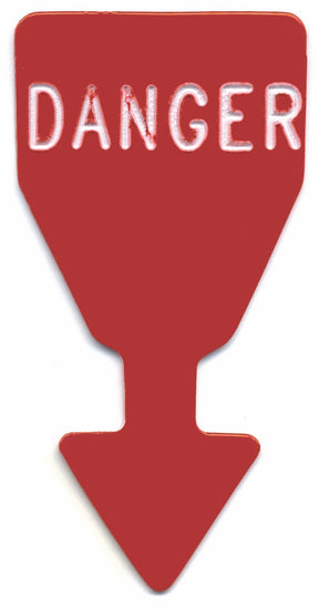 Red and white arrowhead shaped ID Tag for any size cattle. Installs with the Ritchey Arrowhead Installing Tool. These tags can be used for a variety of identification purposes. Product Dimensions – Height: 4 3/4″, Width: 2 3/8″.