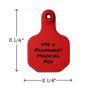 Write-On Small Tag